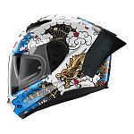 Nolan N60-6 SPORT Full Face Helmet - metal white / blue