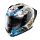 HELMET N60-6 SPORT WYVERN METAL WHITE / BLUE LARGE Image