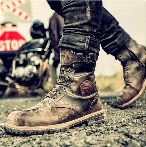 Stylmartin Rocket Cafe Racer Boots Brown Eurobike Wholesale Ltd